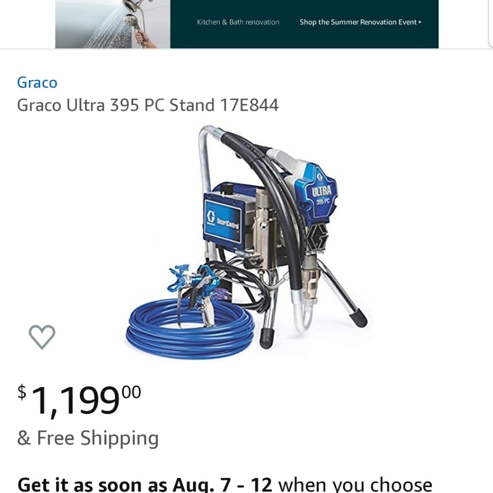 Airless paint sprayer